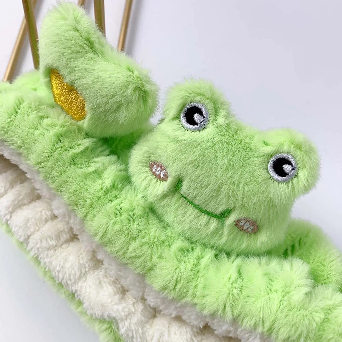 3Pcs Set Makeup Headband Wristband Set Cute Animal Face Wash Cleaning Spa Hairhand for Women